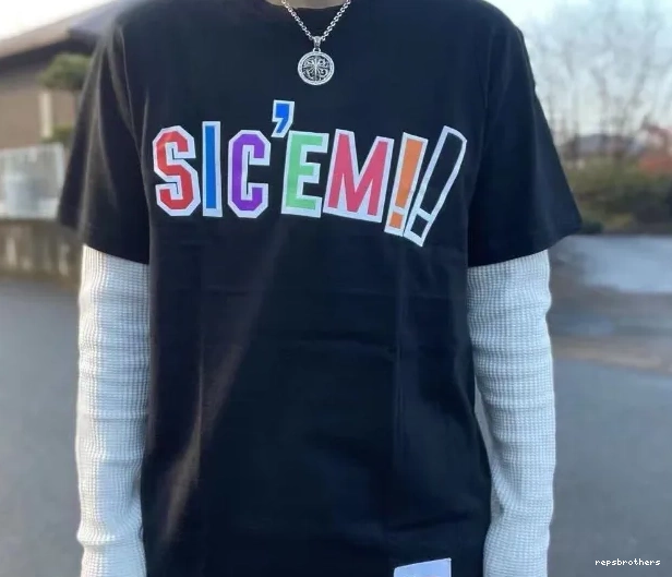 Letter Tee ￥99 and WTAPS White M S L Sic'em! 21FW Black XL  Color 1009